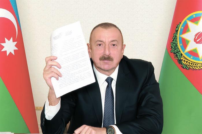 Azərbaycan düşmənə kapitulyasiya aktını imzalatmaqla regionda yeni reallığı gerçəkləşdirdi
