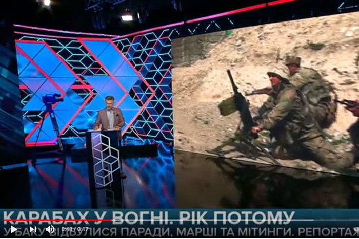 Ukrayna telekanalı 44 günlük Vətən müharibəsinin ildönümü ilə bağlı xüsusi reportaj yayımlayıb