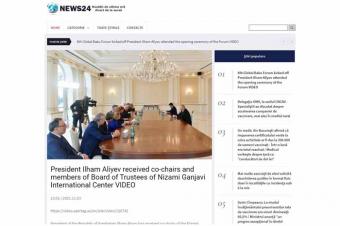 Rumıniya KİV-i Qlobal Bakı Forumu barədə məlumatlar yayıblar