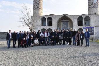 Beynəlxalq Multikulturalizm Qış Məktəbinin iştirakçıları Ağdamda ermənilərin törətdiyi vəhşiliklərlə tanış olublar