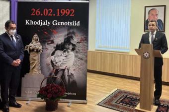 Estoniyada Xocalı soyqırımı qurbanlarının xatirəsi anılıb