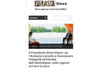 İtaliya mətbuatı Prezident İlham Əliyevin “CNN Türk” telekanalına müsahibəsini geniş işıqlandırıb