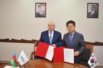 BMU ilə Koreyanın Hanbat Milli Universiteti arasında memorandum imzalanıb