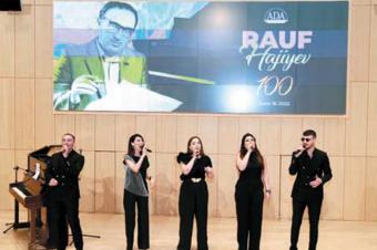 ADA Universitetində Rauf Hacıyevin 100 illik yubileyi münasibətilə konsert təşkil edilib