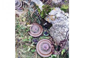 Ermənistan silahlı qüvvələrinin təxribatçıları tərəfindən basdırılan minalar aşkar olunub