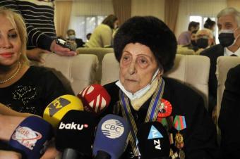 Yüz yaşlı veteran Fatma Səttarova:  Azərbaycanlı olduğum üçün həmişə fəxr etmişəm