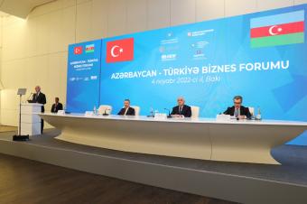Azərbaycan-Türkiyə biznes forumu keçirilib