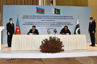 Azərbaycan-Pakistan Hökumətlərarası Birgə Əməkdaşlıq Komissiyasının yeddinci iclasının Protokolu imzalanıb