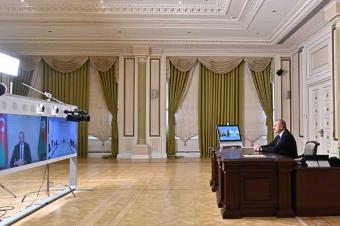 Prezident İlham Əliyevlə Monteneqro parlamentinin sədri Aleksa Beçiç arasında videoformatda görüş olub