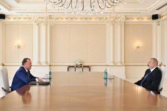 Prezident İlham Əliyev Beynəlxalq Cüdo Federasiyasının prezidentini qəbul edib
