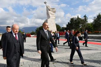 Prezident İlham Əliyev Tiranada “Mother Albania